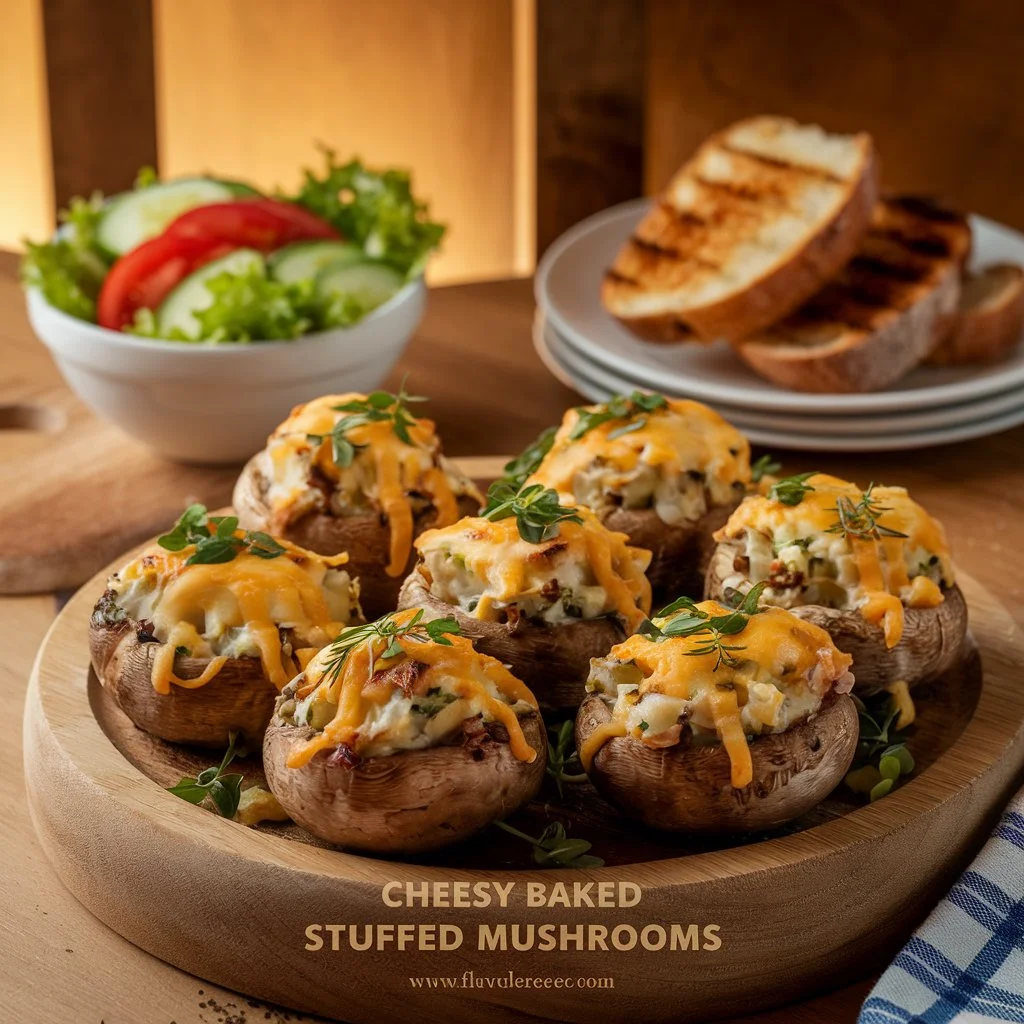 Discover irresistible stuffed mushrooms, appetizer, savory, baked, cheese filling, party snack, vegeta that will elevate your next gathering. Easy to make and perfect for sharing