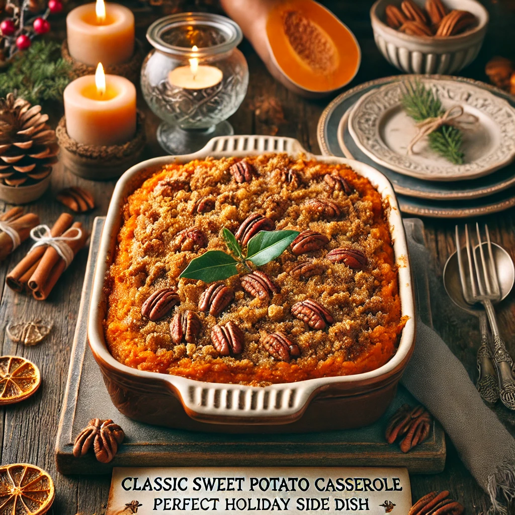 Classic Sweet Potato Casserole: Perfect Holiday Side Dish