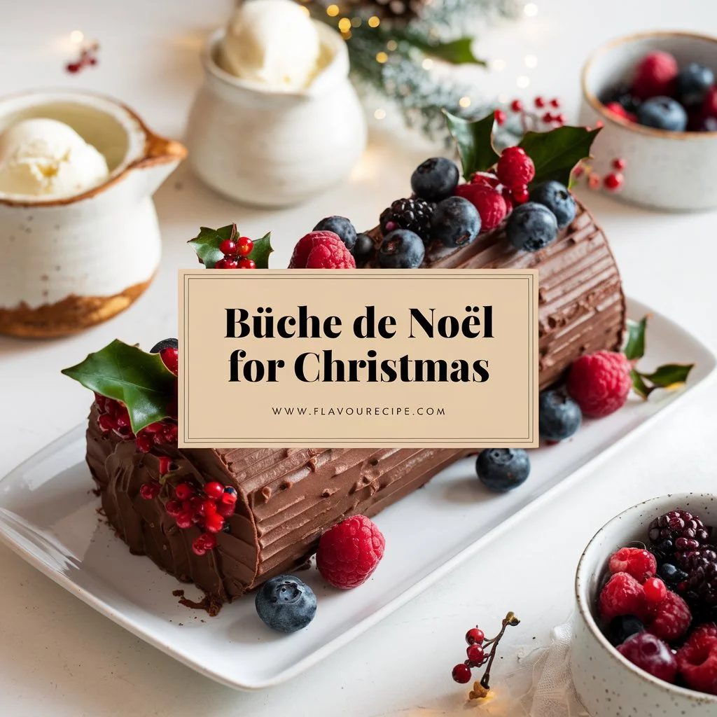 Learn how to create a Traditional Bûche de Noël recipe for a festive Christmas dessert How to make a classic French yule log cake with rich chocolate and cream filling for your holiday table