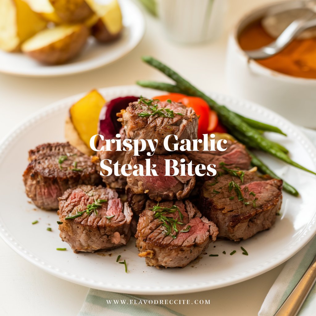 Crispy Garlic Steak Bites: Quick & Easy Dinner Recipe