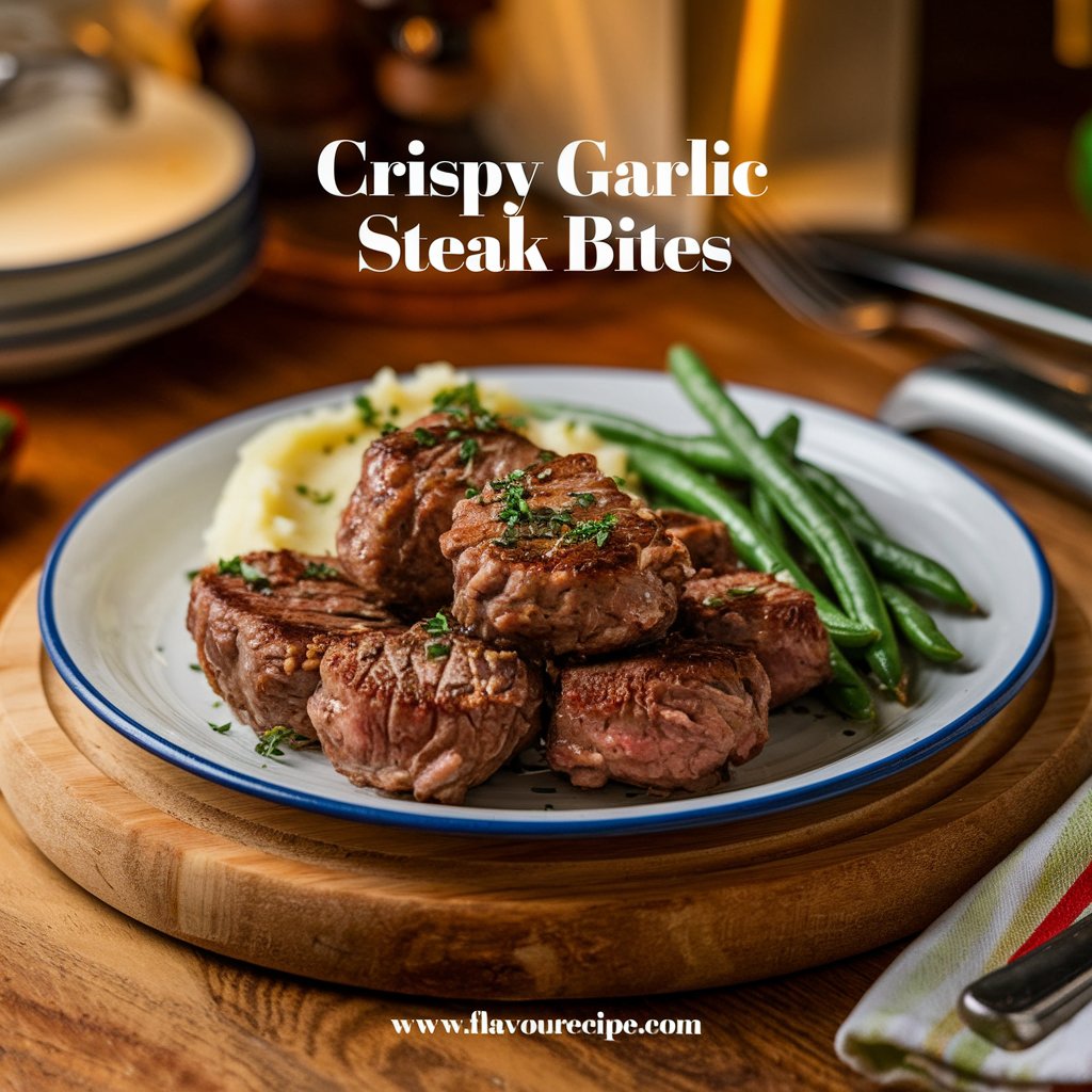 Crispy Garlic Steak Bites: Quick & Easy Dinner Recipe