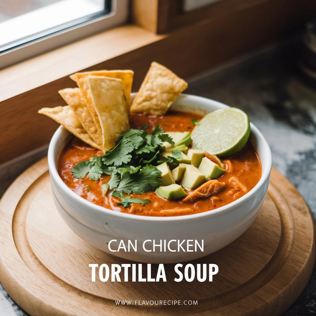 This 6-can chicken tortilla soup is a delicious, comforting dish that's easy to make and ready in no time.