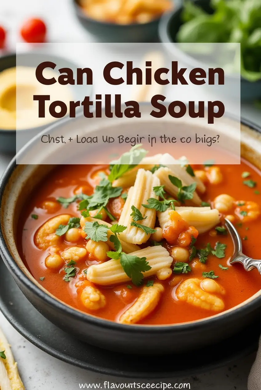 Chicken Tortilla Soup: Easy, Quick, Delicious