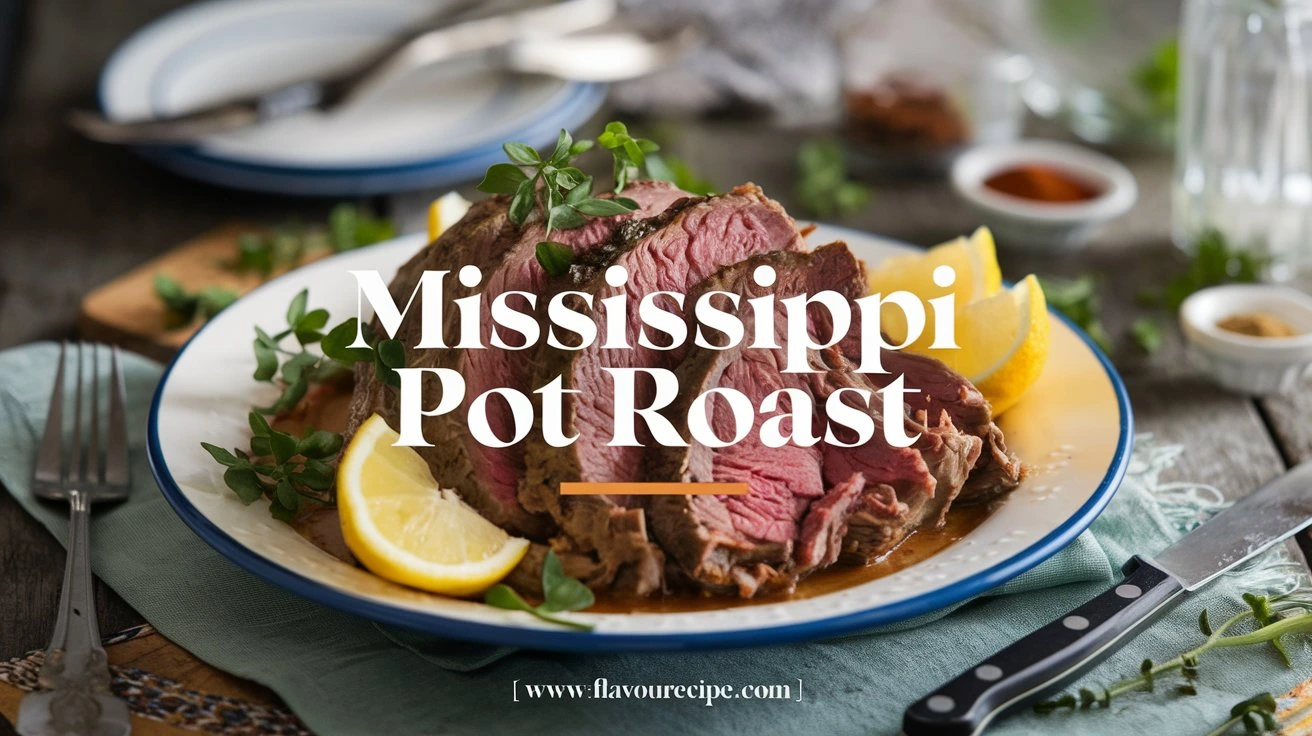 Experience the taste of classic Mississippi pot roast, effortlessly prepared in the Instant Pot for a satisfying and fast dinner option.