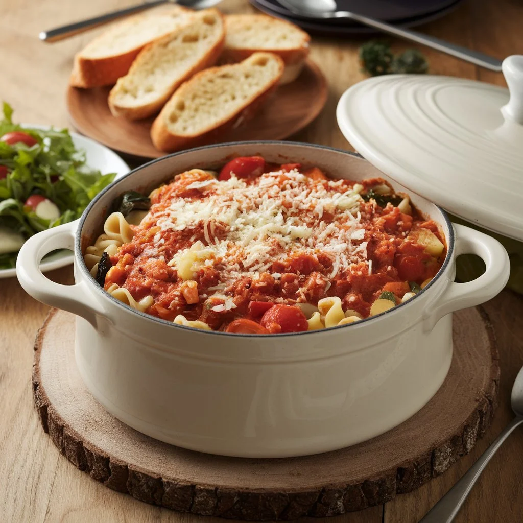 Minestrone Casserole: Enjoy a Hearty Pasta Meal