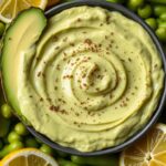 Avocado, Edamame and Yuzu Dip With Furikake