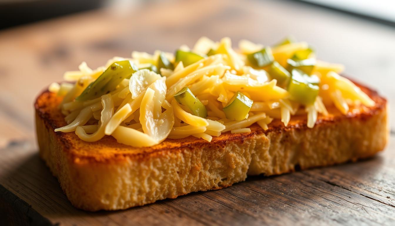 Cheddar-Sauerkraut Toast