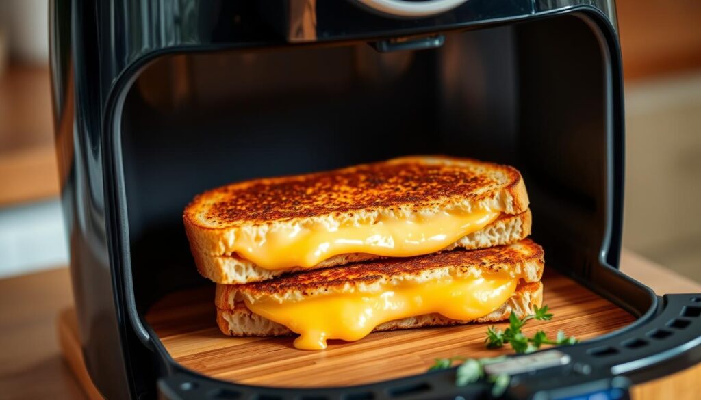 air fryer grilled cheese