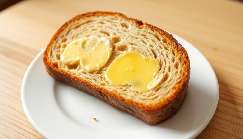 buttered brown bread