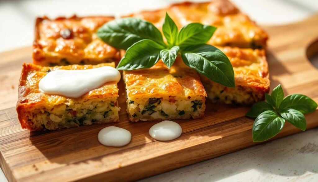 easy zucchini slice