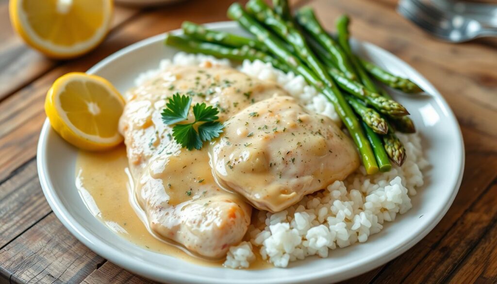 Creamy Lemon Chicken, tender chicken in a rich lemon butter sauce