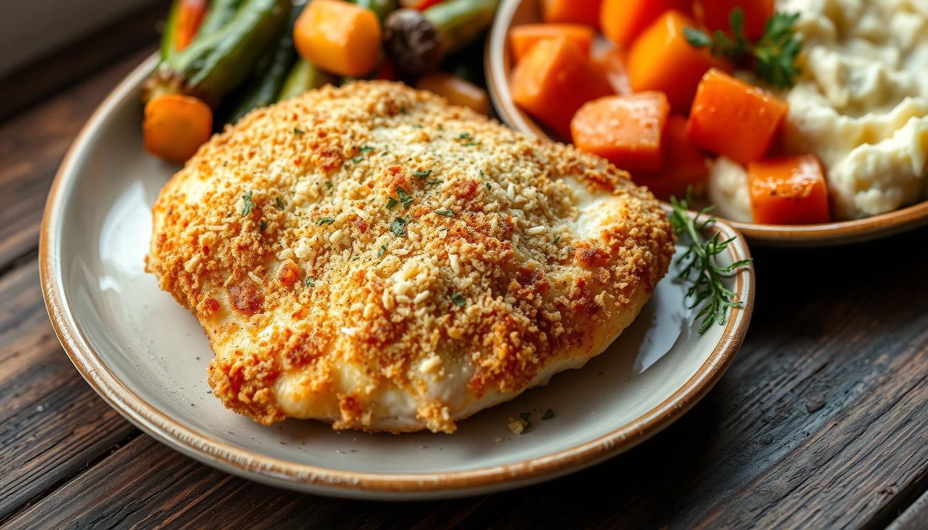 Parmesan Crusted Chicken, crispy chicken recipe, Longhorn copycat